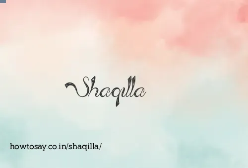 Shaqilla