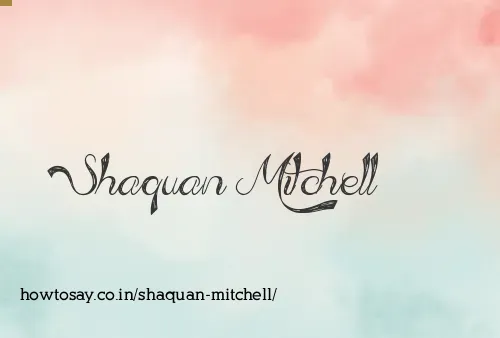 Shaquan Mitchell