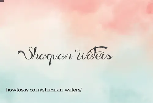 Shaquan Waters
