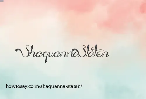 Shaquanna Staten