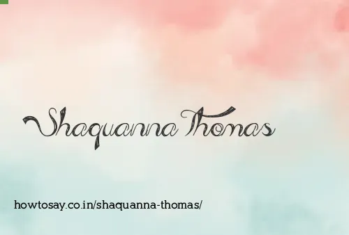 Shaquanna Thomas