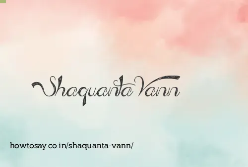 Shaquanta Vann