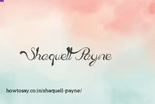 Shaquell Payne
