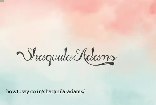 Shaquiila Adams