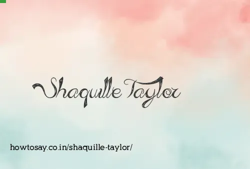 Shaquille Taylor