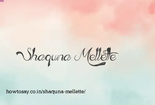 Shaquna Mellette