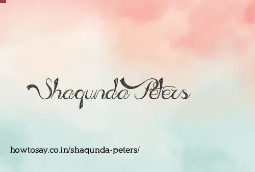 Shaqunda Peters