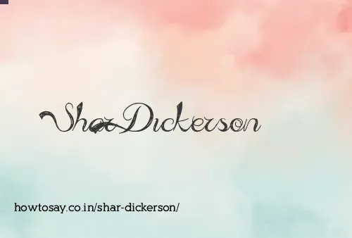 Shar Dickerson