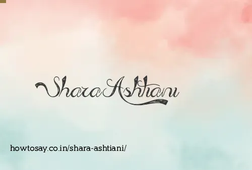 Shara Ashtiani