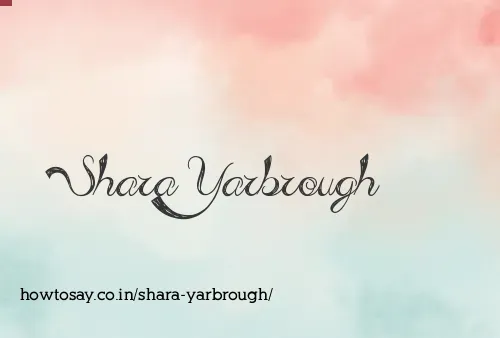 Shara Yarbrough