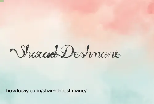 Sharad Deshmane