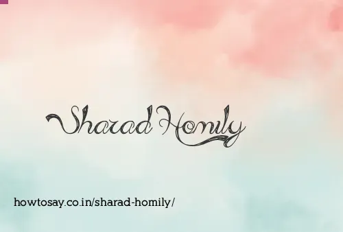 Sharad Homily