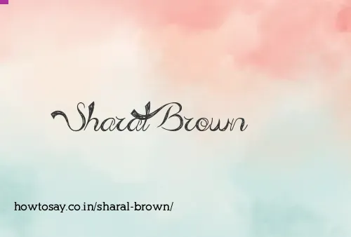 Sharal Brown