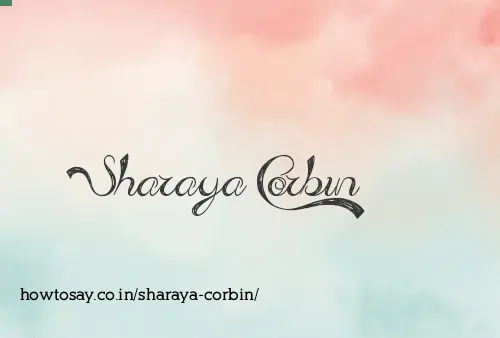 Sharaya Corbin