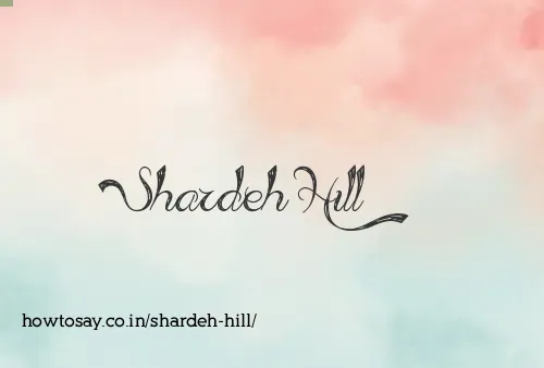 Shardeh Hill
