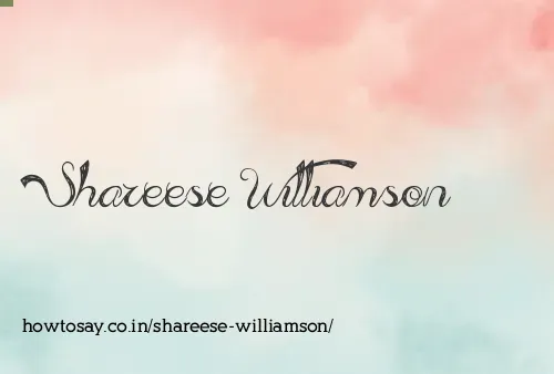 Shareese Williamson