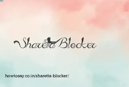 Sharetta Blocker
