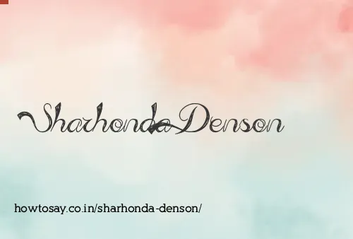 Sharhonda Denson