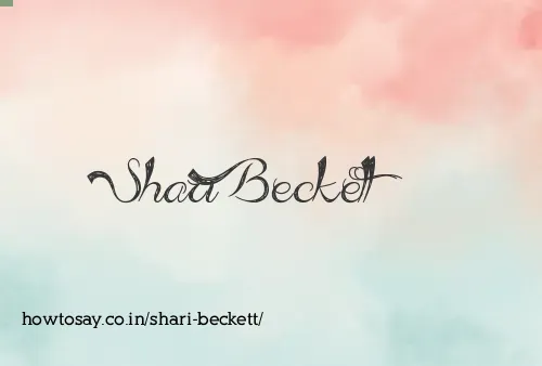 Shari Beckett