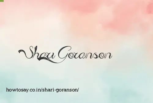 Shari Goranson