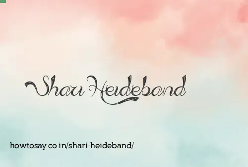 Shari Heideband