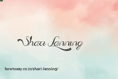 Shari Lanning