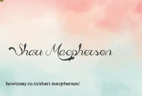 Shari Macpherson