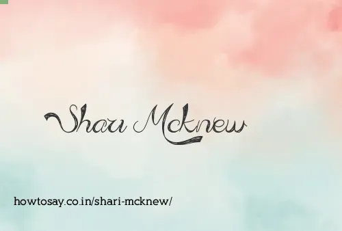 Shari Mcknew