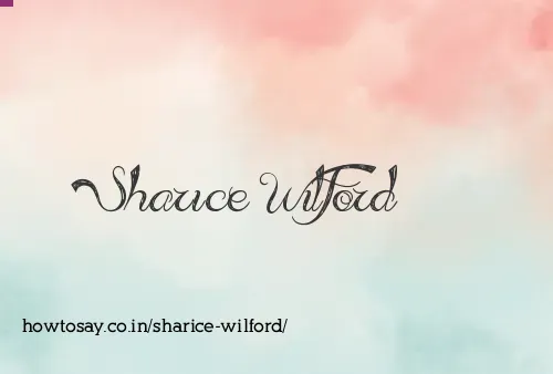 Sharice Wilford