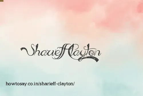 Sharieff Clayton
