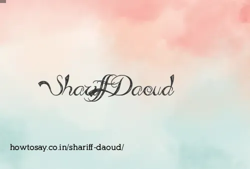 Shariff Daoud