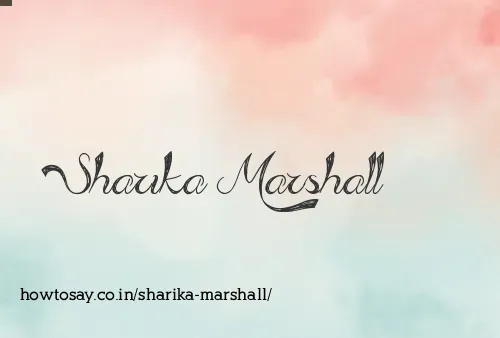 Sharika Marshall