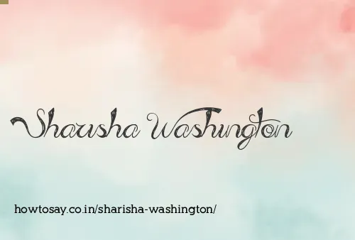 Sharisha Washington