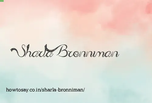 Sharla Bronniman