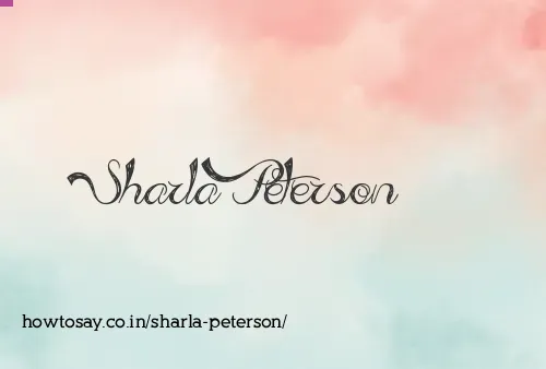 Sharla Peterson