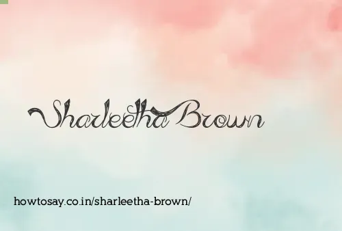 Sharleetha Brown