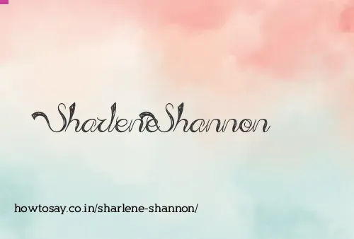 Sharlene Shannon