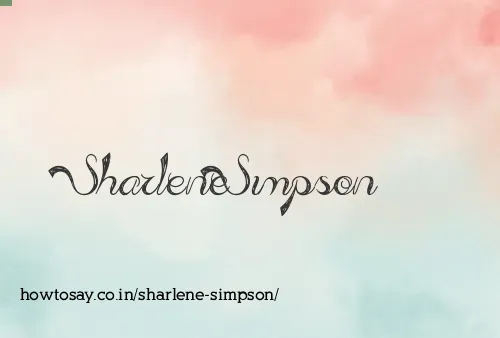 Sharlene Simpson