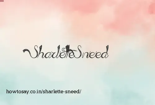 Sharlette Sneed