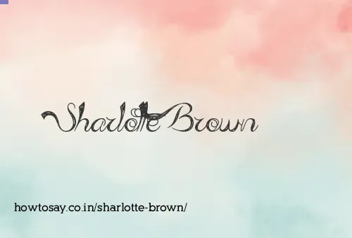 Sharlotte Brown