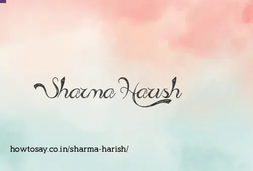 Sharma Harish