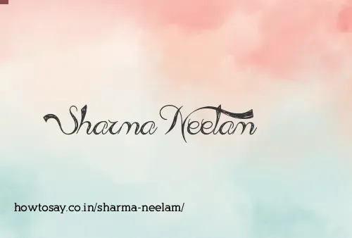 Sharma Neelam