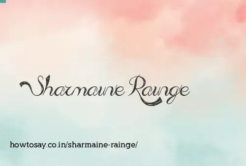 Sharmaine Rainge