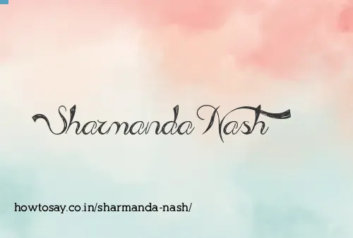 Sharmanda Nash