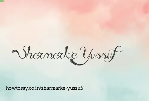Sharmarke Yussuf