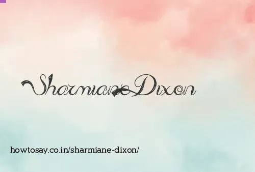 Sharmiane Dixon