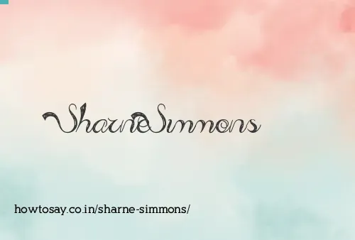 Sharne Simmons