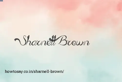 Sharnell Brown