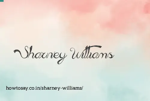 Sharney Williams