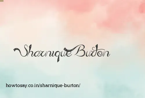 Sharnique Burton
